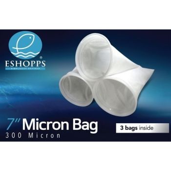 Rectangle Filter Sock 7" 300 Micron (3 Pack) - Eshopps