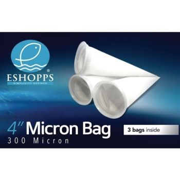 Circular Filter Sock 4" 300 Micron (3 Pack) - Eshopps