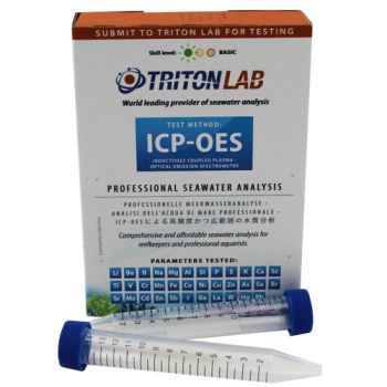 Triton Labs ICP-OES Water Test- Full Panel of 32 Elements - Saltwater Reef Testing Kit
