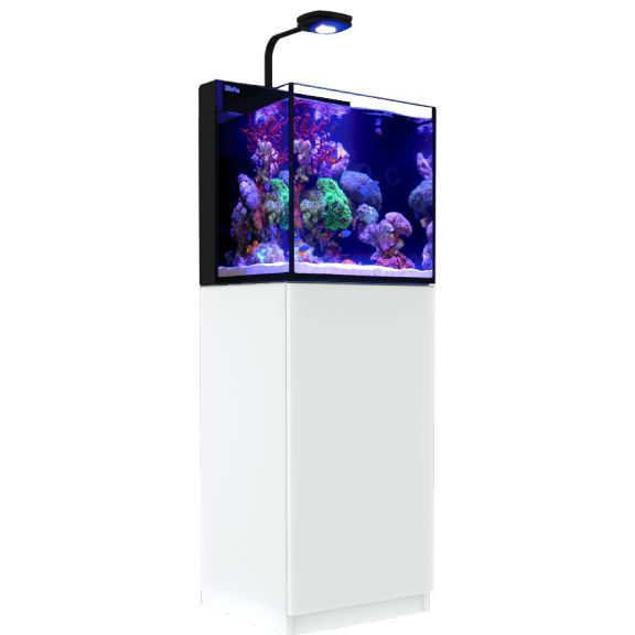 WHITE Max Nano (Tank Stand) w/AI Prime LED Complete Reef System 20 - Red Sea